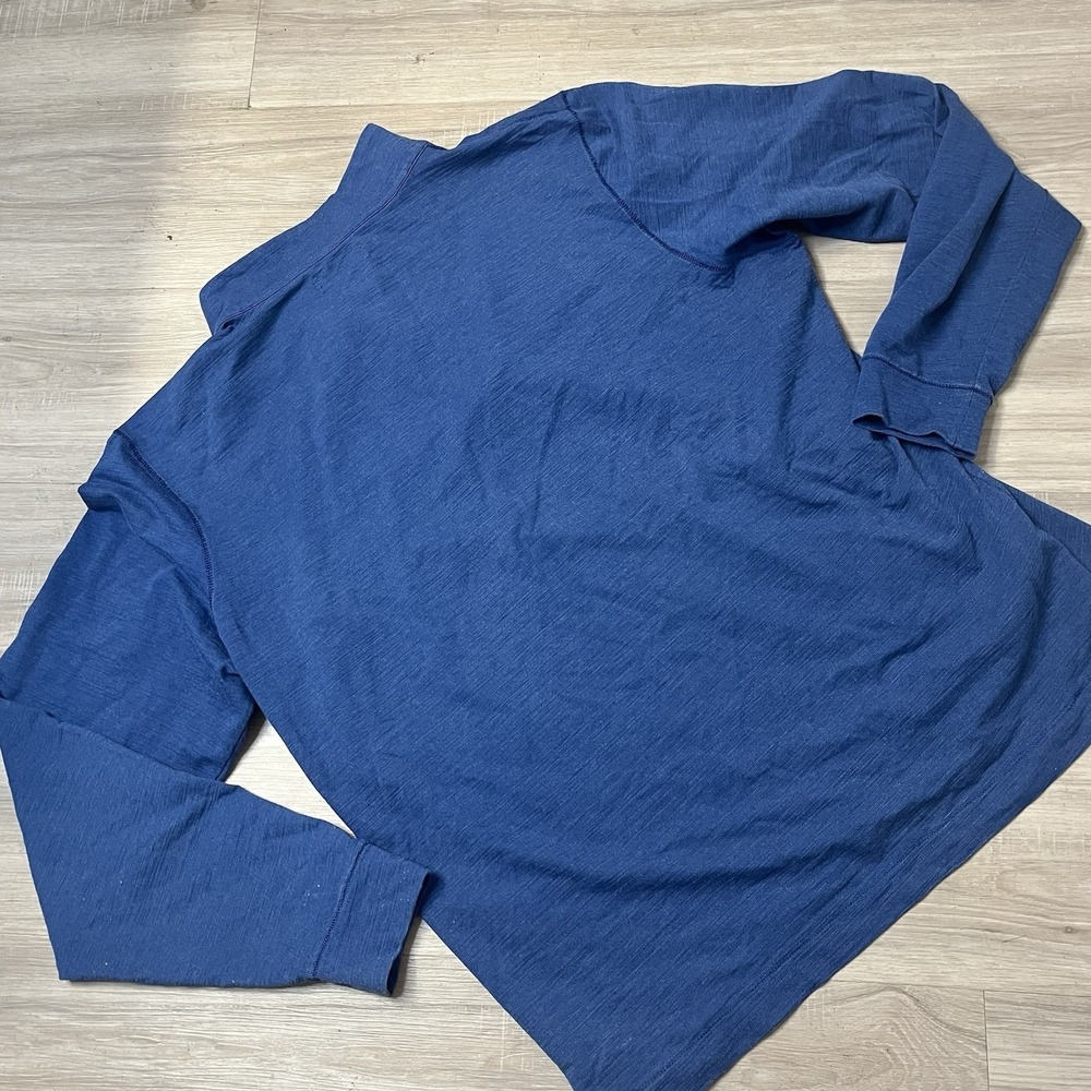 Peter Millar Crown Comfort Sweater Mens XL Blue Golf 1/4‎ Zip Pullover Preppy - Picture 6 of 12